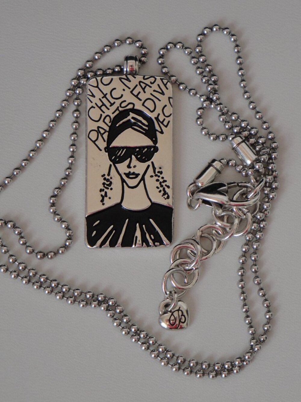 Vintage necklace signed